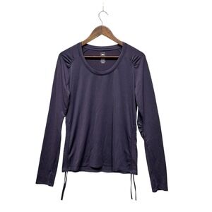 REI Pullover Shirt Women's Size M Long Sleeve Purple Outdoor Activewear Stretchy